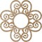 Ekena Millwork Cohen Wood Fretwork Pierced Ceiling Medallion, Red Oak, 38"OD x 13"ID x 3/8"T CMWP38X38X0375CORO - alternate 3